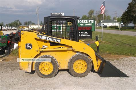 2008 john deere 315 skid steer for sale|bobcat 315 specs.